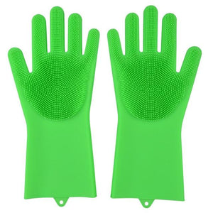 SILICONE DISH WASHING GLOVES